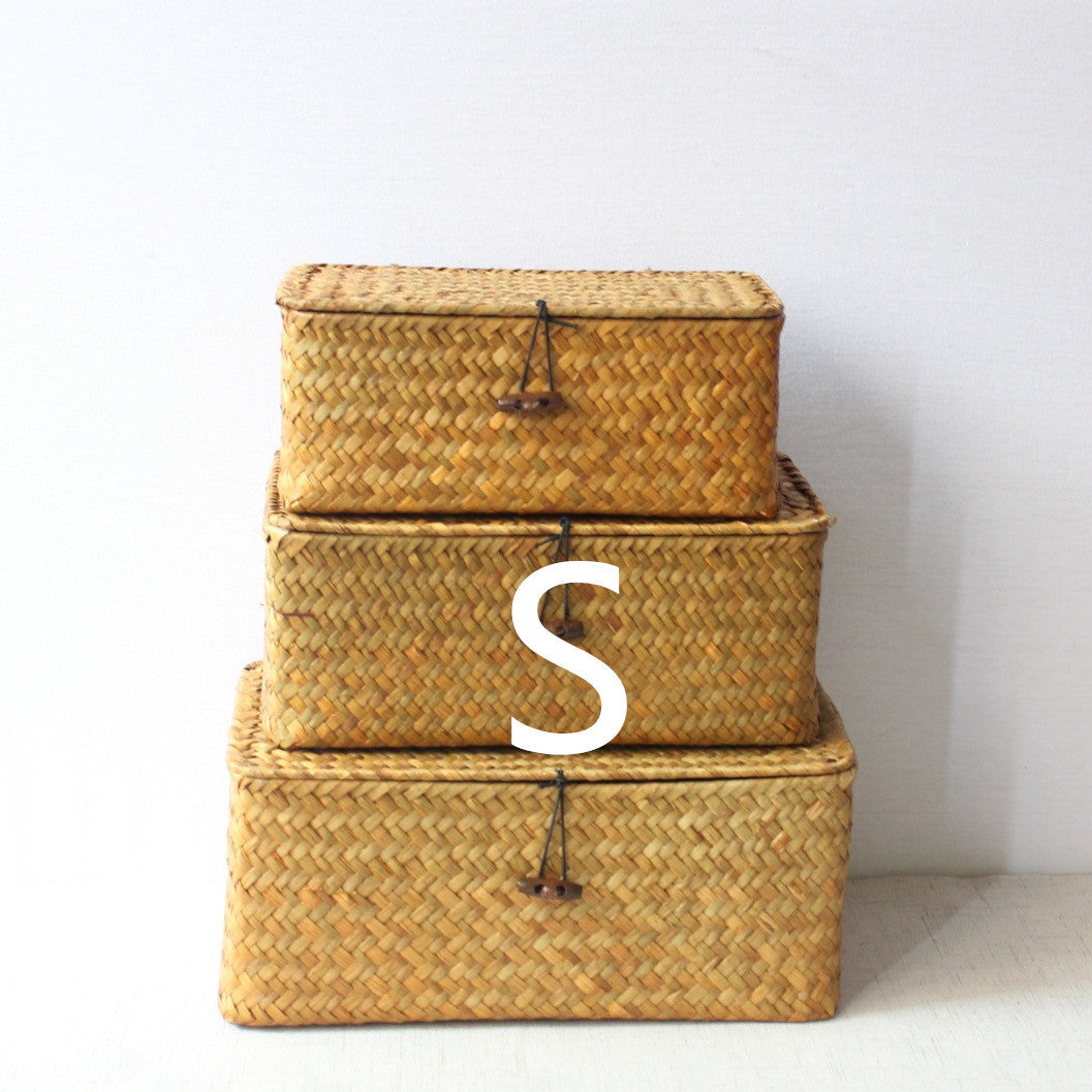 Accessoires ménagers en fibres naturelles tressées