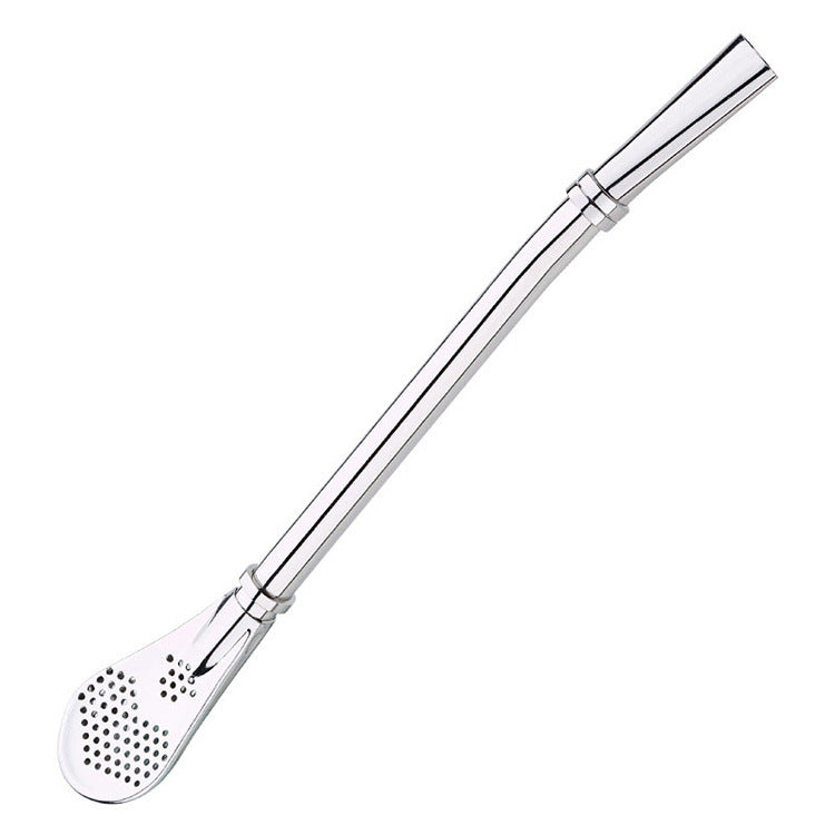 Cuillère-paille filtrante en inox