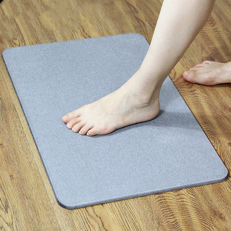 Tapis absorbant en terre de diatomée – Salle de bain