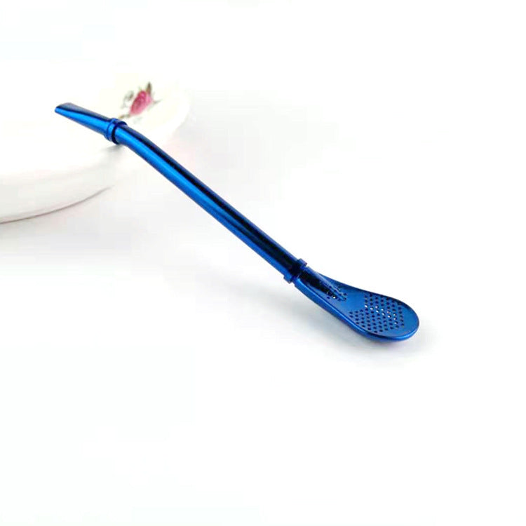 Cuillère-paille filtrante en inox