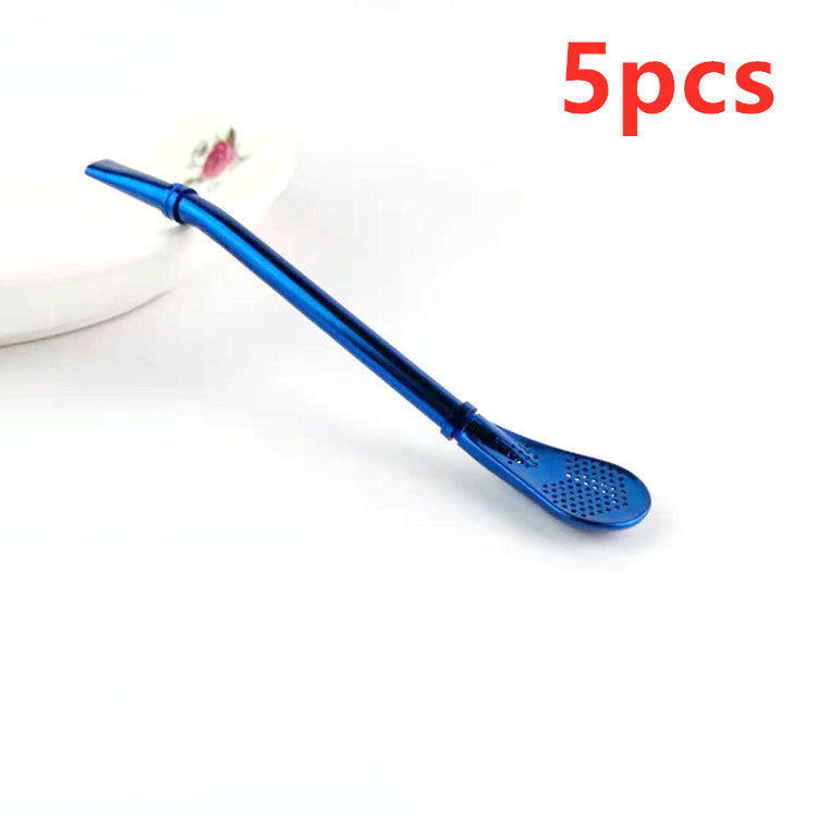 Cuillère-paille filtrante en inox