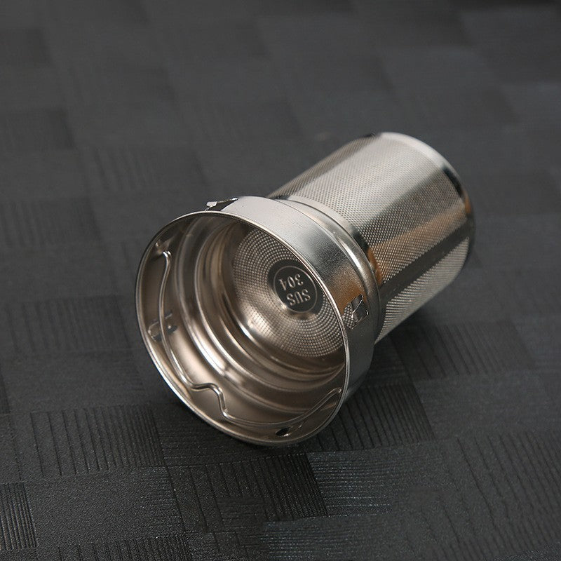 Gourde isotherme en bambou & acier inox